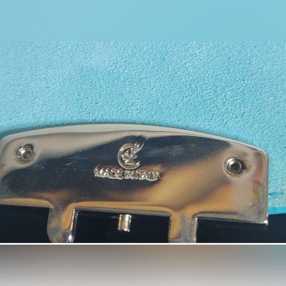 Furla Metropolis Teal Leather Mini  Crossbody Bag - Picture 13 of 15